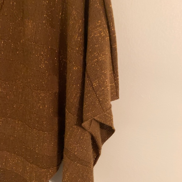 two-one-two New York Size M Brown Sparkle Knit Y2K - Picture 4 of 7